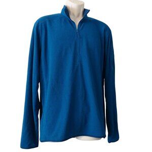 ArcTeryx Delta LT Zip Neck Men Polartec Grid Jacket Teal Size L 1/2 Zip Pullover